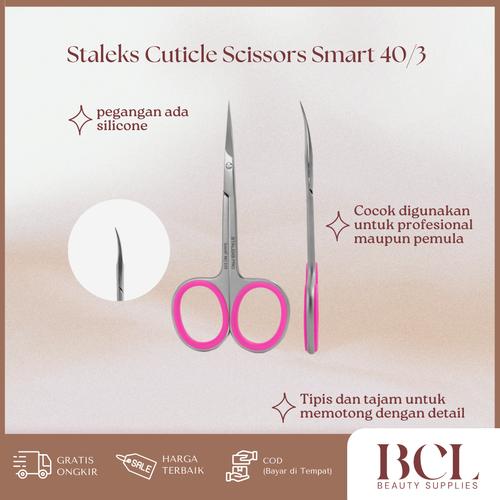 Jual STALEKS - PROFESSIONAL CUTICLE SCISSORS SMART 40 TYPE 3 SS-40/3 ...