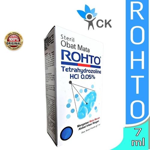Jual ROHTO EYE DROP 7 ML BOTOL obat mata rohto original lengkap dengan ...