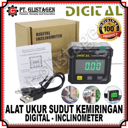 Jual DIGITAL INCLINOMETER Alat Ukur Sudut Kemiringan Digital Laser Alat ...