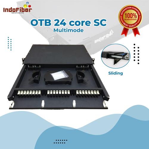 Otb Rack Sc Multimode Jual OTB 24 core SC multimode OM1/OM2/OM3 rackmount sliding / OTB 24 ...