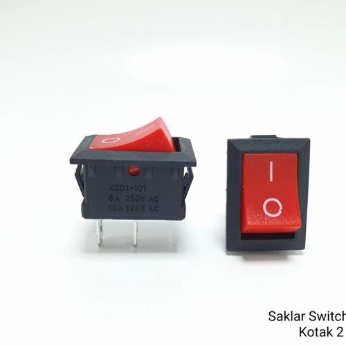 Jual Saklar 10x15mm Rocker Switch Mini ON - OFF 2 Pin / Switch Mini 2 ...