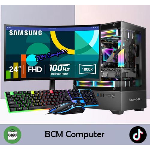 Jual Full Set PC Gaming Ryzen 5 5600GT/Monitor 24