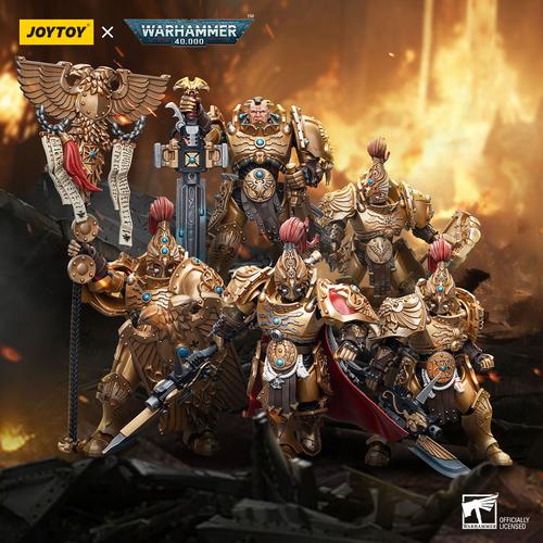 JOYTOY Warhammer 40K 1/18 Action Figure Adeptus Custodes Shield Captain Hydon Seronis – Modello Da Collezione In Armatura Terminator - 5