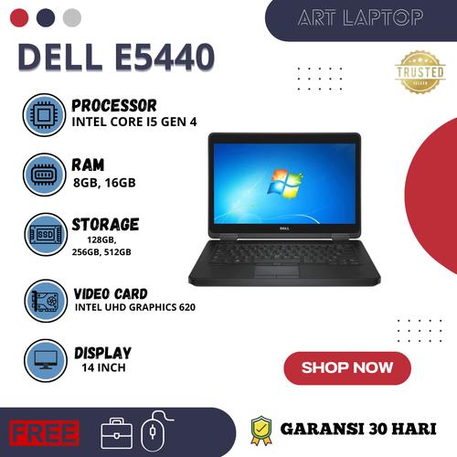 Jual Laptop Dell Latitude E5440 Core i5 Gen Ram 8GB SSD 256GB
