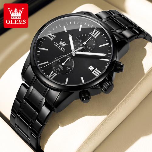 Promo OLEVS Jam Tangan Pria Ori Anti Air Tahan Analog New Fashion