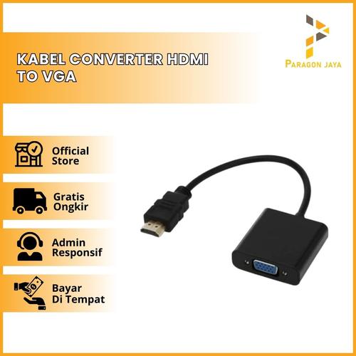 Jual Kabel Converter Hdmi to VGA with Audio Output Adapter Kota