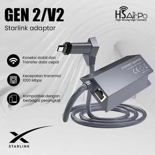 Jual Adaptor Ethernet Starlink Gen 3 v4 / Mini–2M, 4 Port LAN RJ45,  Mendukung 4 Perangkat,1000 Mbps | Shopee Indonesia 4 RJ45 ポートを備えた for Starlink Gen3/Mini イーサネット アダプタ用 他のデバイス用の有線外部ネット