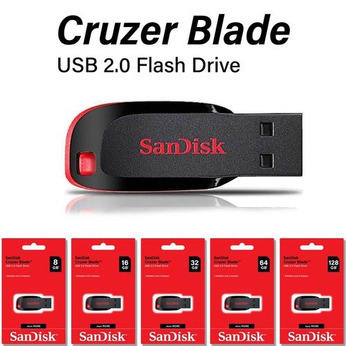 Jual SanDisk Flashdisk Cruzer Blade USB 2.0 Flash Drive 8GB /16GB/32GB ...