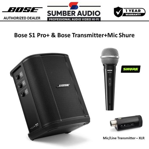 Bose S1 Pro+ Portable Bluetooth Wireless Karaoke Party Speaker System  Speaker Portable Bose S1 Pro+ Pro Plus S1 Pro+Mic N20x di Sumber Audio