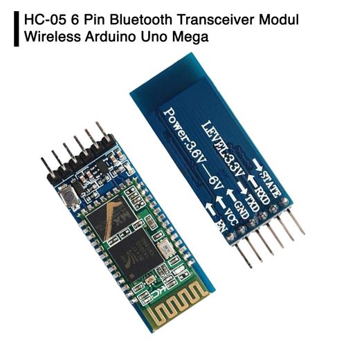 Jual HC-05 HC05 6 Pin Bluetooth Transceiver Modul Wireless Arduino Uno ...