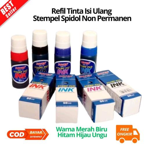 Jual [JOY] BAYAR DI TEMPAT Joyko Stamp Pad Ink Refill Tinta Stempel ...