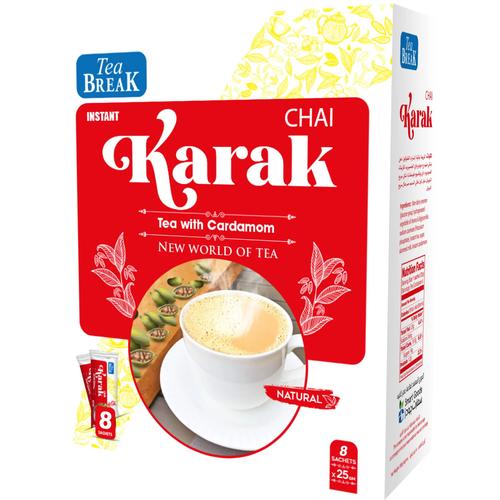 Jual Tea BREAK Karak Tea With Cardamom Chai Instant 8 Sachets Teh Karak ...