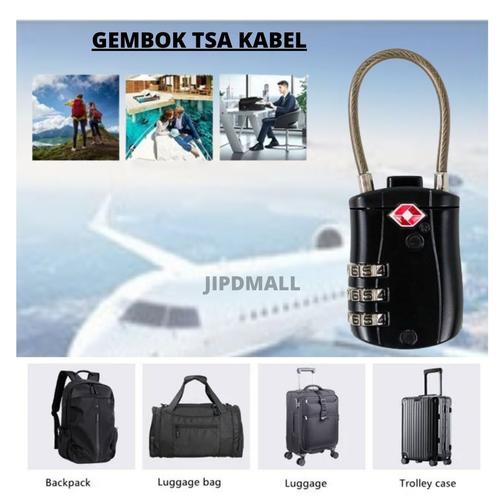 Promo Gembok Koper TSA Suitcase Padlock Kode Angka Multifungsi Dan Kuat  TSA007 di Jipd Mall Tokopedia