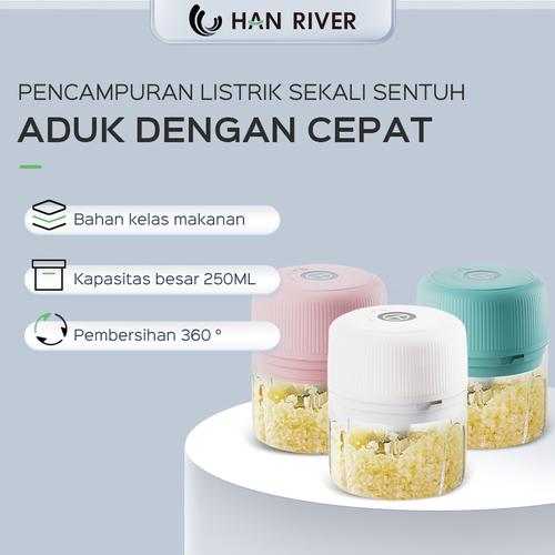 Promo [COD] HAN RIVER Mini Chopper - Penggiling Bumbu 250ml (Putih ...
