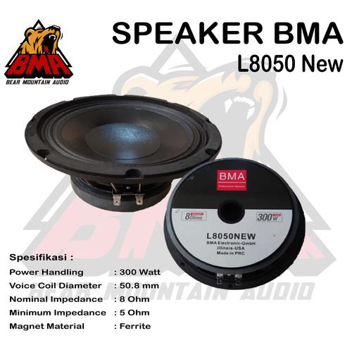 Speaker Komponen BMA L 8050 Spiker Komponen BMA L8050 Speker Komponen BMA  L8050 di Fbi Elektronik Tokopedia - Main Image
