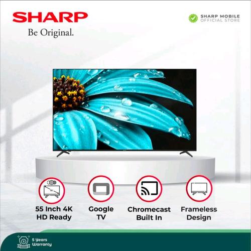 Jual Sharp 4T C55FJ1X - 55FJ1X Google TV 55 inch 4K Garansi Resmi ...