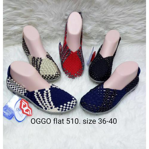 Foto Produk Sepatu OGGO flat rajut/anyaman tipe 510 women dari OGGO Official
