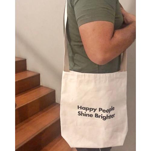 Foto Produk HAPPY PEOPLE SHINE BRIGHTER boys tote dari Motherpigeons Roaster