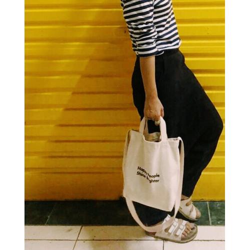Foto Produk HAPPY PEOPLE SHINE BRIGHTER girls tote dari Motherpigeons Roaster