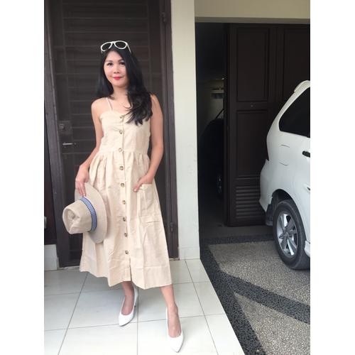 Jual Dress Button Tank Top - Kota 