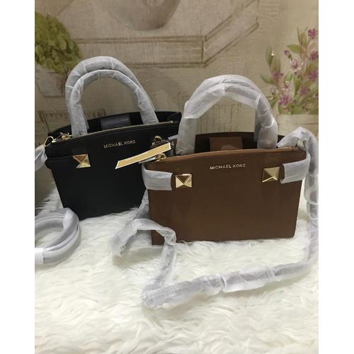Jual Michael kors karla small satchel black Jakarta Timur