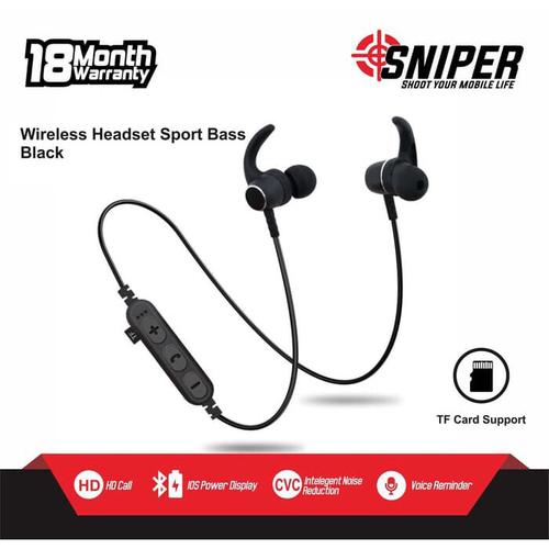 Jual Sniper Wireless Headset Sport Bass 