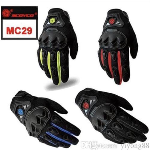 Foto Produk Sarung tangan SCOYCO MC 29/MC29 FULL/ Gloves Scoyco MC29, ORIGINAL dari Kitaro MotorShop