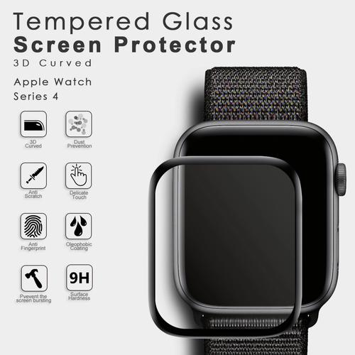 Foto Produk Tempered glass apple watch iwatch 4 full cover 3D premium 40 44 mm - 40mm dari goru