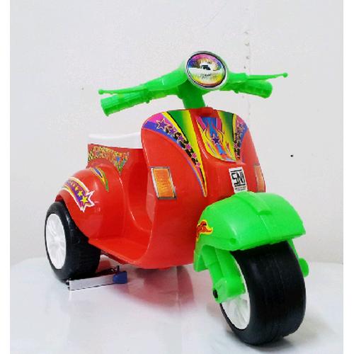 Foto Produk Mainan Motor Vespa Mini / Skuter Anak Balita / Skuter Roda Tiga dari S&E Toys