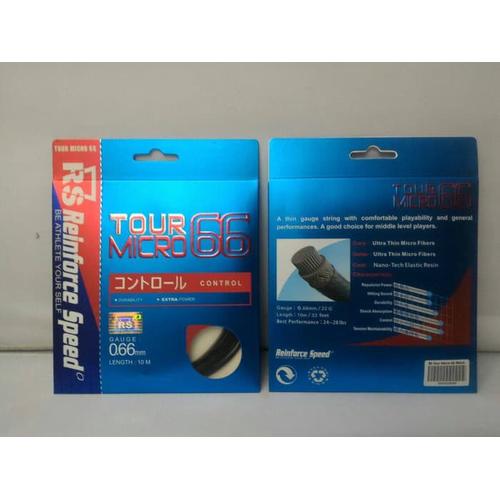 Foto Produk Senar Badminton Rs Tour micro 66 original dari Hebohstore