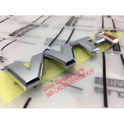 Foto Produk EMBLEM LOGO TULISAN VVTI BESAR INNOVA FORTUNER ALPHARD dari Union Genuine Parts