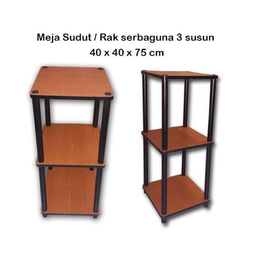 Foto Produk meja sudut 3 susun serbaguna dari Jeimart Store
