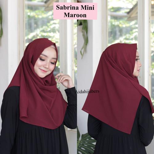 Foto Produk TERMURAHHH !!! JILBAB SABRINA INSTAN SIZE MINI / PASHMINA INSTAN OSI dari aidahijabers