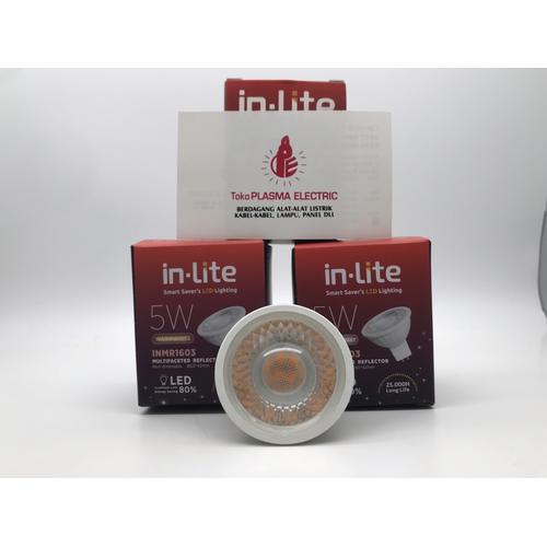 Foto Produk LAMPU MR16 MR 16 INLITE IN-LITE 5W 5 W 5WATT 5 WATT - Putih dari Plasma electric