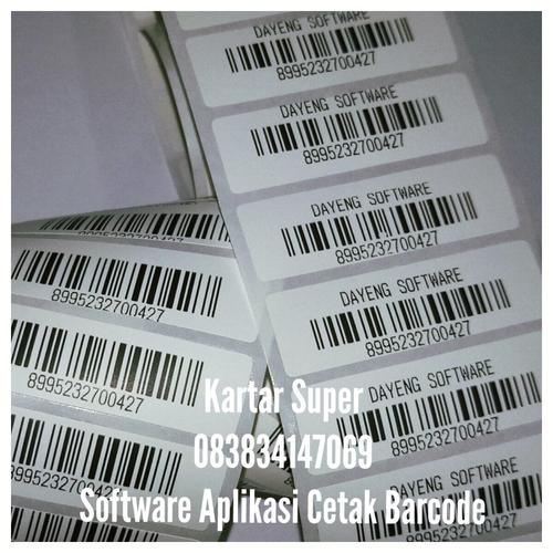 Jual Software Aplikasi Cetak Label Barcode Thermal versi Bisnis Kab