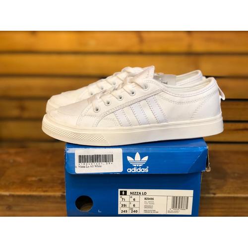 Jual Adidas Nizza Lo All White - Kota 