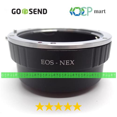 Foto Produk EOS NEX Lens Adapter Lensa Canon EF EFS to SONY E Mount Mirrorless dari ocp mart