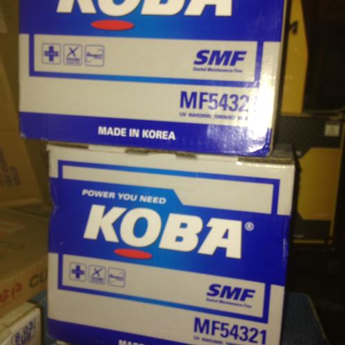 Jual KOBA MF 54321 aki mobil Ford focus fiesta Chevrolet aveo spin