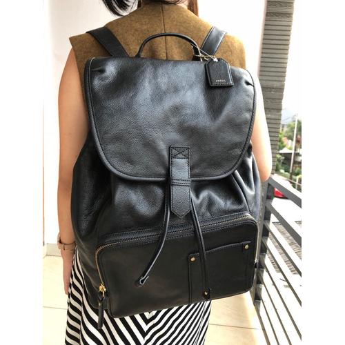 Jual Fossil Mia backpack black Large 