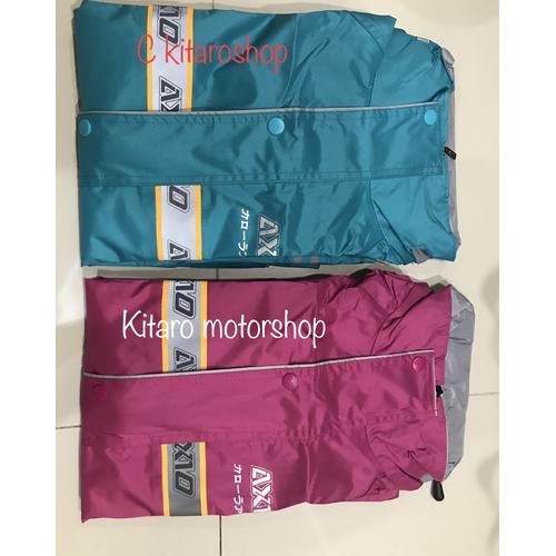 Foto Produk jas hujan AXIO khusus PINK dan Tosca - XL hitam dari Kitaro MotorShop
