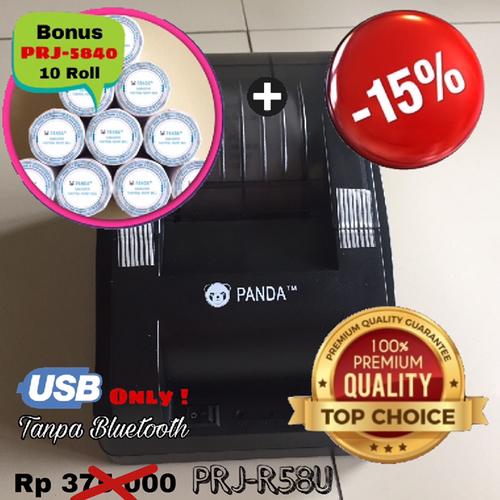 Foto Produk MINI RECEIPT POS PRINTER THERMAL PANDA PRJ-R58U 58 MM(TANPA BLUETOOTH) dari PANDA RETAIL SOLUTIONS