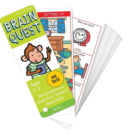 Foto Produk Brain Quest - Ages 2-3 Revised 4th Edition Mainan Edukasi dari My Own Flashcards