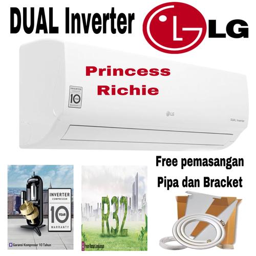 Jual Ac Lg Dual Inverter T06ev3 1 2pk Free Pemasangan Pipa Dan Bracket Kota Tangerang Princess Elektronik Jual Ac Lg Dual Inverter T06ev3 1 2pk Free Pemasangan Pipa Dan Bracket Kota Tangerang Princess Elektronik