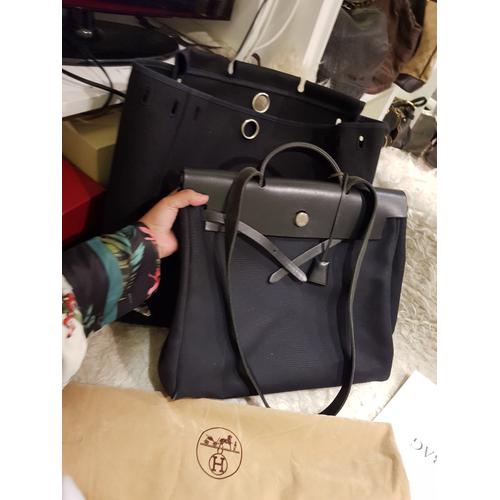 hermes herbag black