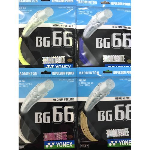 Foto Produk Senar badminton yonex bg 66 ASLI ORIGINAL SUNRISE plus pasang !! dari Hebohstore