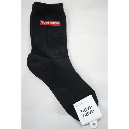 black supreme socks