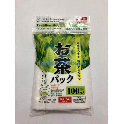 Jual Daiso Tea Bag Filter / Saringan Teh / Kantong Teh 100pcs Japan