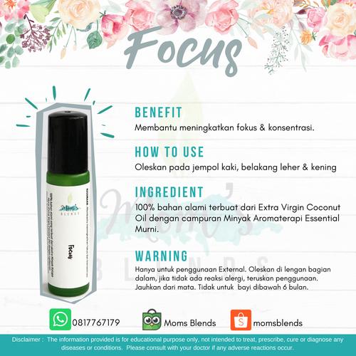 Foto Produk Focus Roller Blend 10ml dari Moms Blends