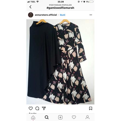 Foto Produk Abstrak black dari syari ummie elvi