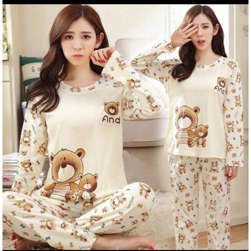 Foto Produk Piyama piama pajamas baju tidur panjang murah dari Larisyashop